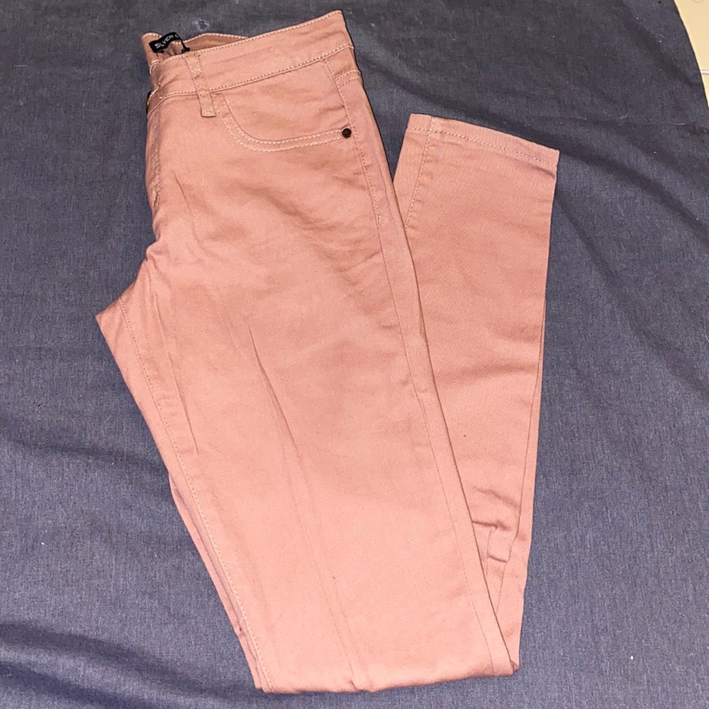 Silver crush | junior’s jeans | skinny | size 3/4 | blush - Picture 3 of 5
